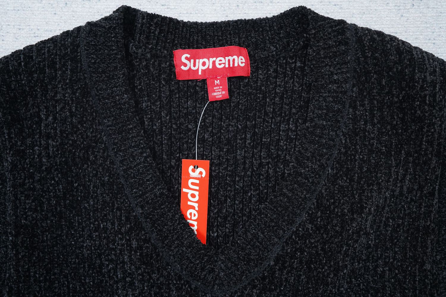 Supreme sweater vest back letter 58B
