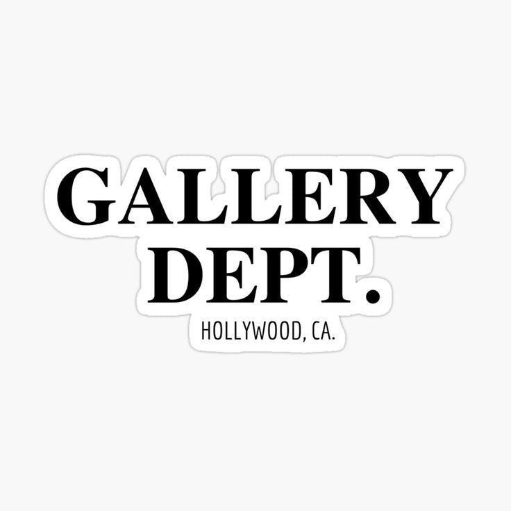 GALLERY DEPT.