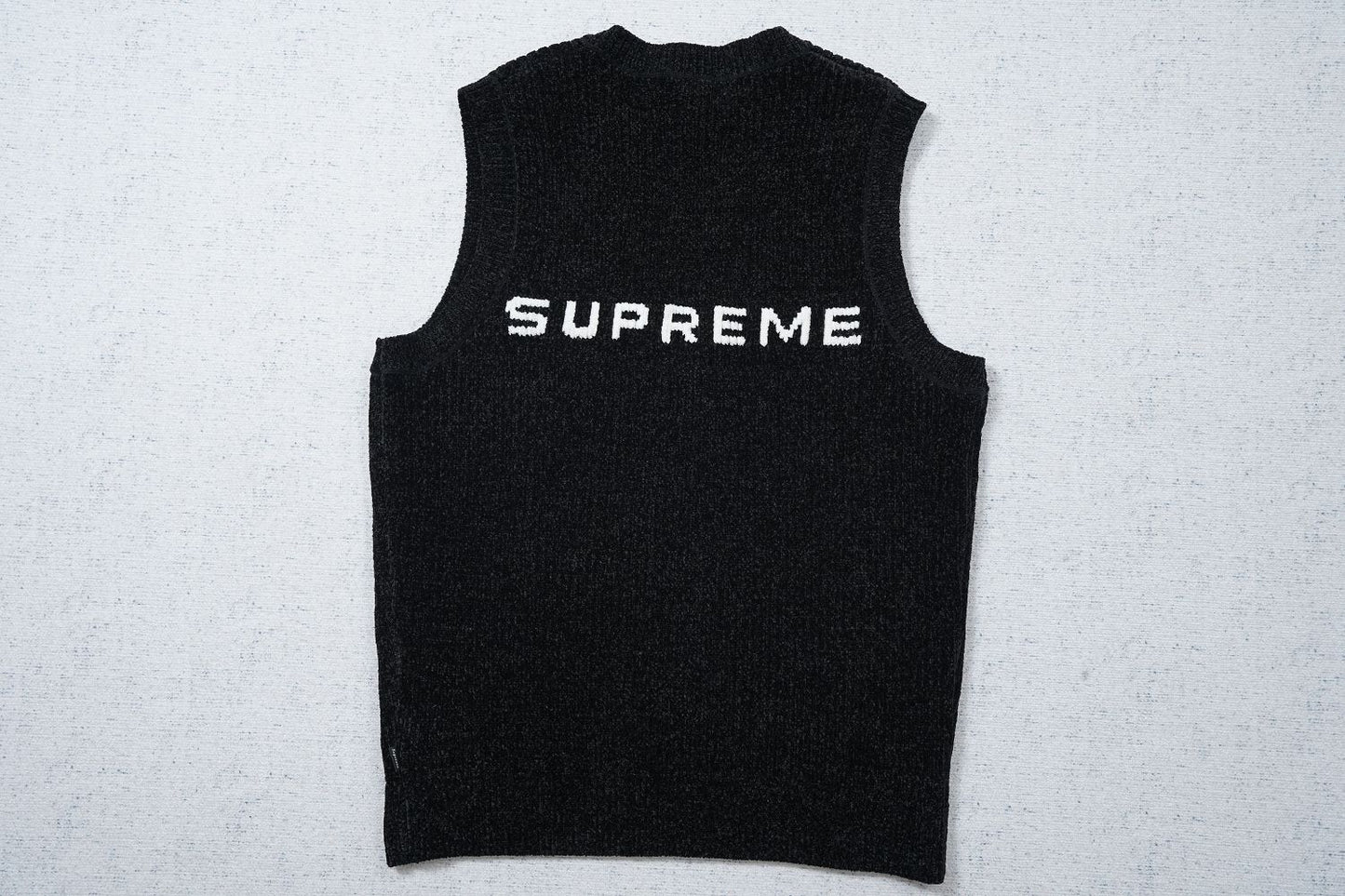 Supreme sweater vest back letter 58B