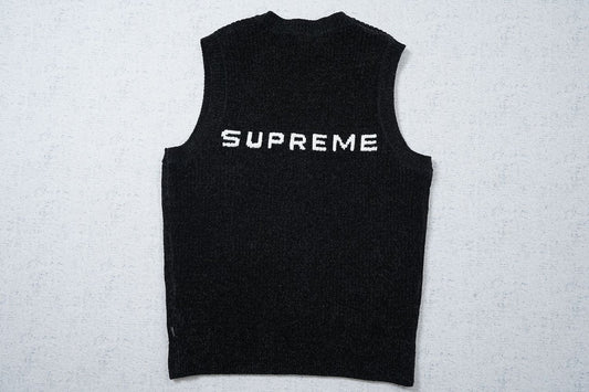 Supreme sweater vest back letter 58B